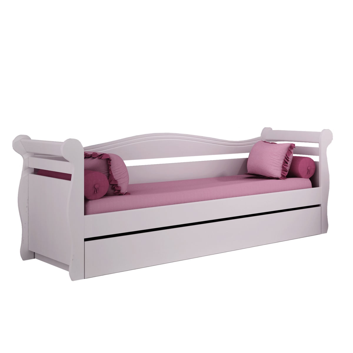 Sofá Cama Cristal 213cm Tcil com Cama Auxiliar Branco | Unilar - Lojas  Unilar