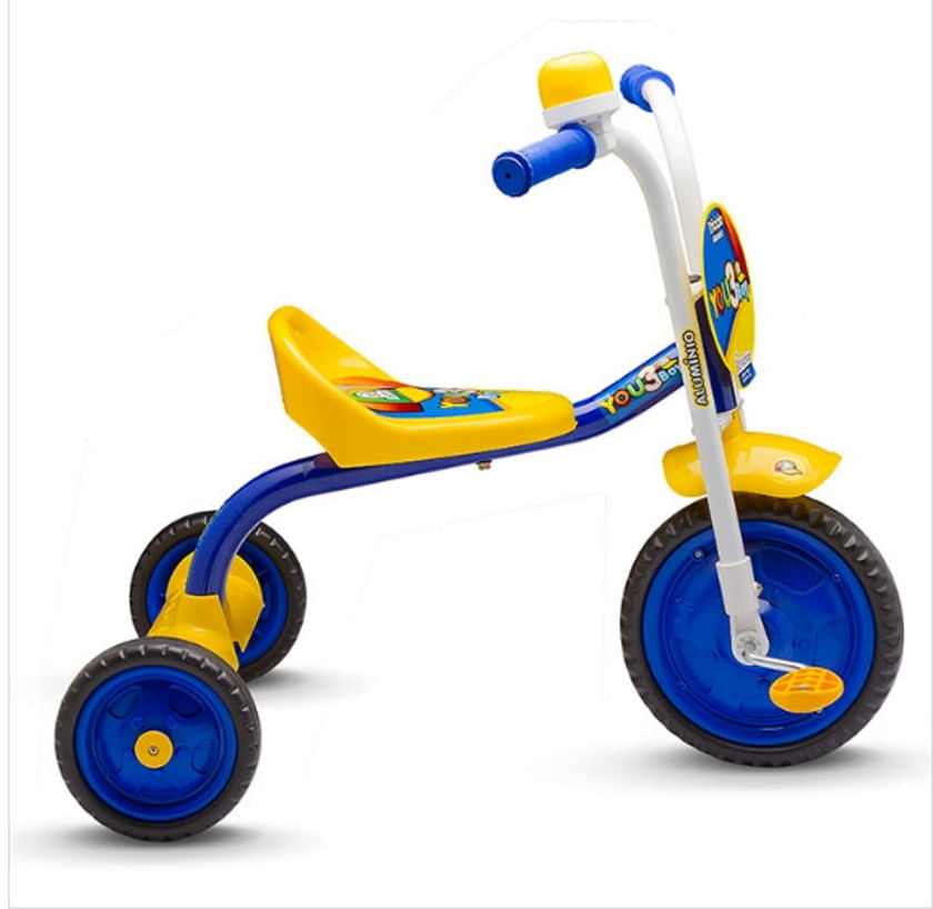 👧 Triciclo Infantil You 3 Nathor Girl C/ Cestinha e Buzina Fon
