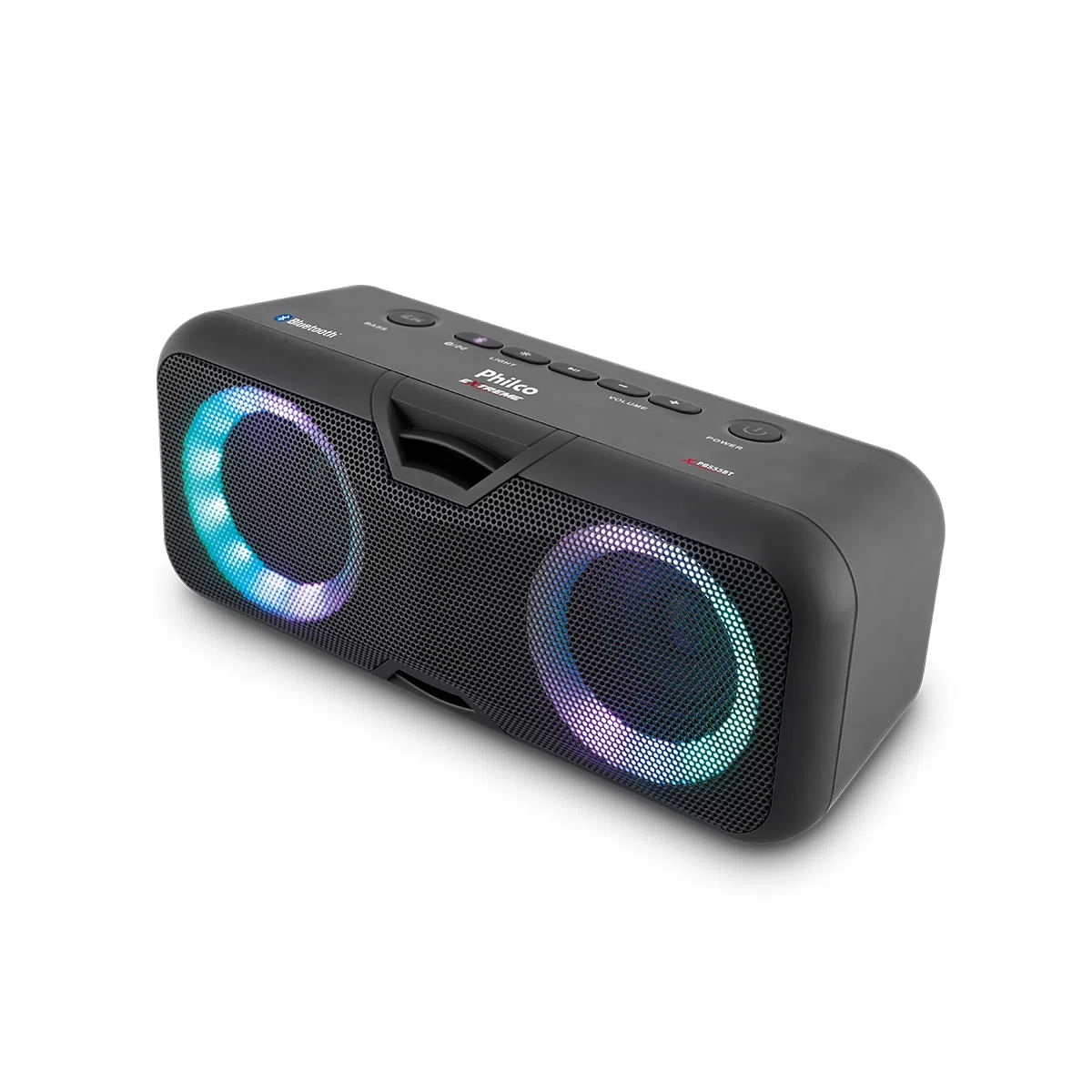 Caixa Som Portátil Philco Speaker Extreme PBS55BT Bluetooth E P2 Preto ...