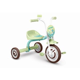 Triciclo Nathor Baby com Buzina Verde Acqua