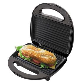Sanduicheira e Grill Britânia Crome 2 Preto 220V