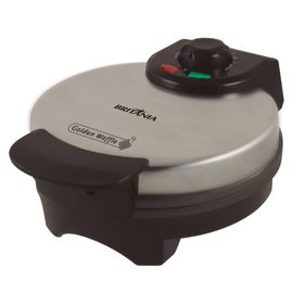 Waffle Britânia Golden Preto/Inox 220V