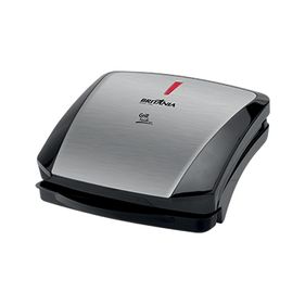 Grill Britânia Saúde Inox Preto/Inox 220V