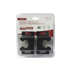 Suporte de Parede Fixo Brasforma SBRUB-750 para TV de 10 a 71" LED, LCD, Plasma, 3D e Smart TV