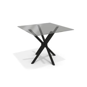 Base para Mesa Pequena Volga Kappesberg Crome Preto Fosco