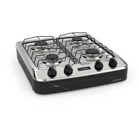 Fogão 4 Bocas Esmaltec Laguna Acendimento Manual Preto