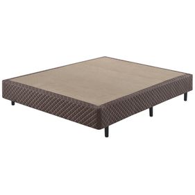 Base Para Colchão Casal New Power Ecoflex 138x188x25cm Marrom - Outlet