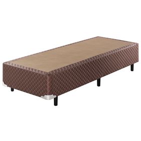Base Para Colchão Solteiro New Power Ecoflex 88x188x25cm Marrom - Outlet