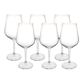 Jogo De 6 Taças Para Água Full-Fit Dora/Strix Em Cristal Ecológico 580ml