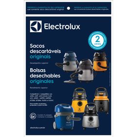 Kit com 3 sacos Electrolux para Aspirador A10/Acqua Power/Gt2000 CSE10