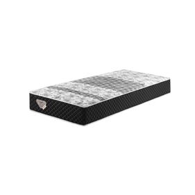 Colchão Soft Comfort Ecoflex Solteiro 88x188x24cm Molas Verticoil Preto - Outlet