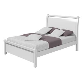Cama Reali Casal Lopas 140cm Branco