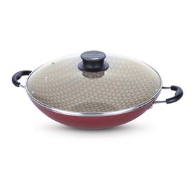 Panela Wok Tramontina Paris 36cm Vermelho