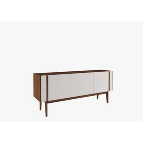 Balcão Buffet Rudnick Vancouver 180 3 Portas Amêndoa/Off White