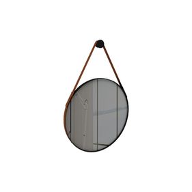 Espelho Redondo Onix Rudnick 70cm com Alça