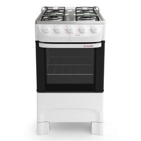 Fogão 4 Bocas Mueller Fratello G6 Acendimento Automático 601230024 Branco Bivolt