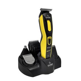 Máquina de Cortar Cabelo Gama Italy Multi Styler Sport USB GCX623 Preto/Amarelo Bivolt