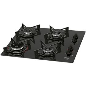 Cooktop à Gás Fischer 4 Bocas Fit Line 26342-57175 Preto Bivolt - Outlet