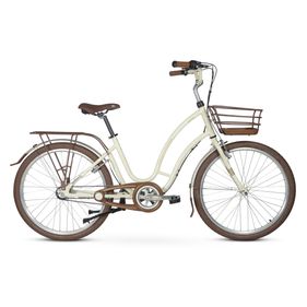 Bicicleta Nathor Aro 26 Retrô Feminina Antonella Pérola - Outlet