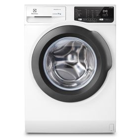 Lavadora de Roupas Electrolux 11Kg Premium Care Inverter Água Quente Cesto Inox LFE11 Branco 220V