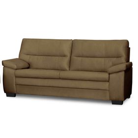 Sofá Adria 204cm Matielo 3 Lugares Veludo Castor