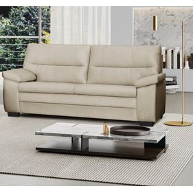 Sofá Adria 204cm Matielo 3 Lugares Veludo Bege