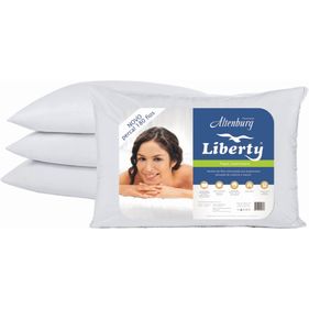 Travesseiro Altenburg Liberty 50x90cm 180 Fios Branco