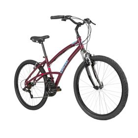 Bicicleta Caloi 400 Aro 26 Feminina Comfort 21 Velocidades Vinho
