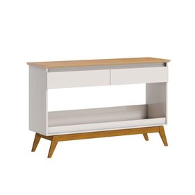 Aparador Classic+ Imcal 2 Gavetas 136cm Off White/Natural - Outlet