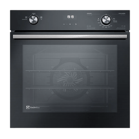Forno de Embutir a Gás Electrolux 80L OE8GH Efficient PerfectCook 360 e Grill Preto 220V