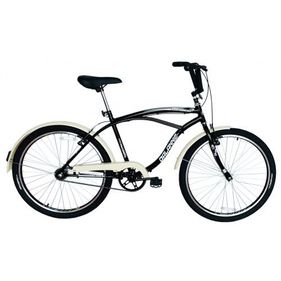 Bicicleta Dalannio Bike Aro 26 Beach Retrô Masculina Freio V-Brake 7363 Preto