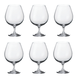 Jogo de 6 Taças para Conhaque Full-Fit em Cristal Ecológico 690ml