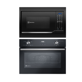 Kit Electrolux de Embutir Forno Elétrico 50 Litros OE4EH + Micro-ondas 34 Litros ME3EP 220V