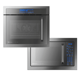 Kit Forno Elétrico de Embutir 80 Litros Home Pro Electrolux - Inox OE9XT + Micro-ondas de Embutir 34 Litros Home Pro Electrolux - Inox MX43T 220V