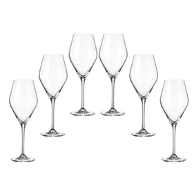 Jogo de 6 Taças para Vinho Full-Fit Loxia em Cristal Ecológico 470ml