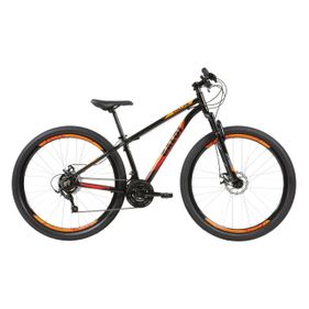 Bicicleta Caloi Vulcan Alumínio 17" Aro 29 Freio a Disco Suspensão Dianteira 21 Velocidades Preto