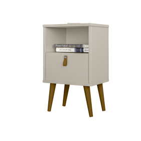 Mesa de Cabeceira Búzios Línea 1 Gaveta Off White