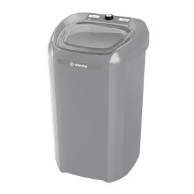 Lavadora de Roupas Tanquinho Wanke Premium 20Kg LWBE201T Cinza 220V