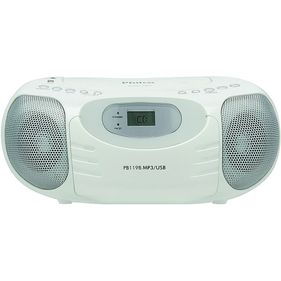Rádio Portátil Philco Boombox PB119B MP3/WMA USB Branco