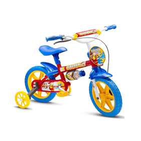 Bicicleta Dalannio Bike Aro 12 Masculina Fireman Vermelha/Azul