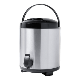Garrafa Térmica Brinox 7,2 Litros com Torneira Inox/Preto - Outlet