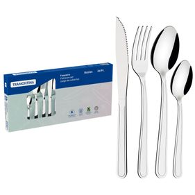 Faqueiro Tramontina Búzios 24 Peças Aço Inox - Outlet