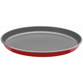 Assadeira Pizza Tramontina Brasil em Alumínio 30cm Vermelho - Outlet