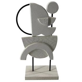 Peça Decorativa NK0172 Branco/Preto - Outlet