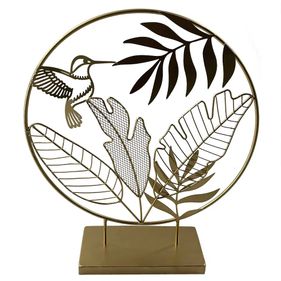 Peça Decorativa NK0164 Metal Dourado