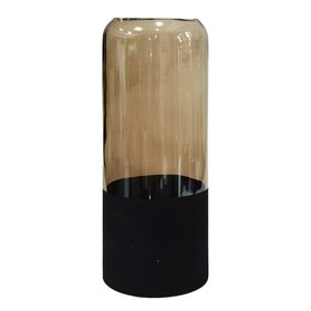 Vaso de Vidro BC0069 Fume/Preto - Outlet