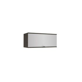 Armário Aéreo de Cozinha Nox H789 Kappesberg 1 Porta Basculante 80cm Onix/Steel - Outlet