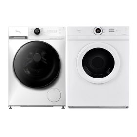Conjunto Midea Lavadora de Roupas 11KG HealthGuard Inverter+Secadora HealthGuard 11,2Kg 220V