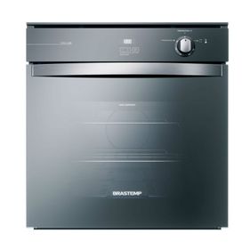 Forno de Embutir a Gás Brastemp 78L BOA84A com Grill e Timer Touch Inox 220V