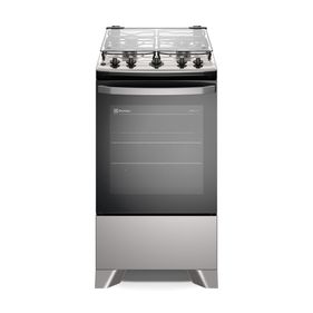 Fogão 4 Bocas Electrolux Efficient FE4IS com Mesa Inox, PerfectCook e VaporBake Prata Bivolt